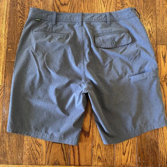 Orvis Mens 36 Blue Gray Shorts Lightweight Quick Dry Pockets Stretch Quick Dry - Picture 6 of 12